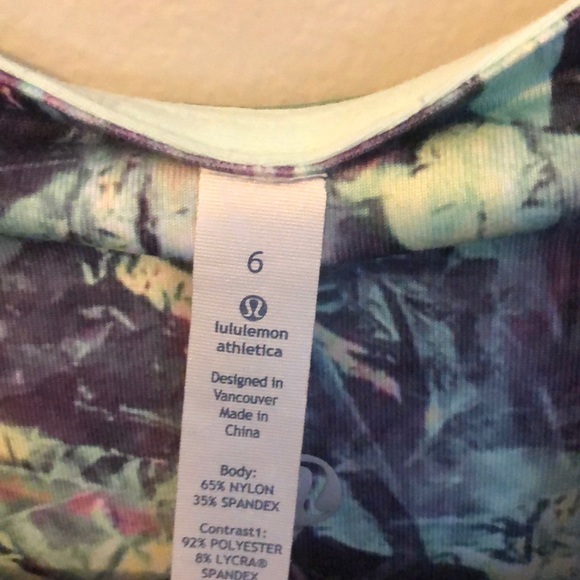 Lululemon Find Your Bliss Jacket size 6 green multicolor - Picture 7 of 7